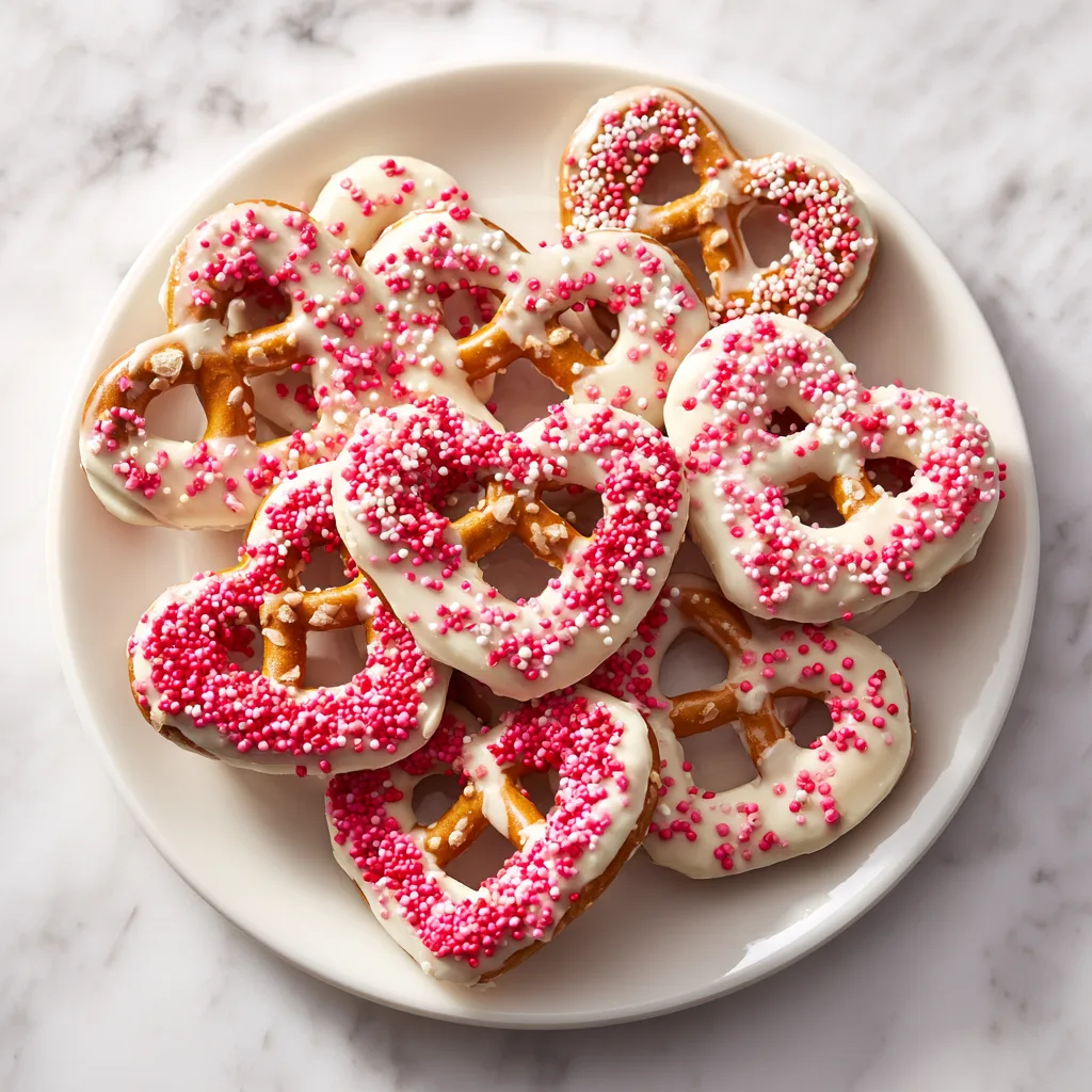 Easy White Chocolate Pretzel Hearts for Valentine’s Snacks: Sweet & Salty No-Bake Love Bites