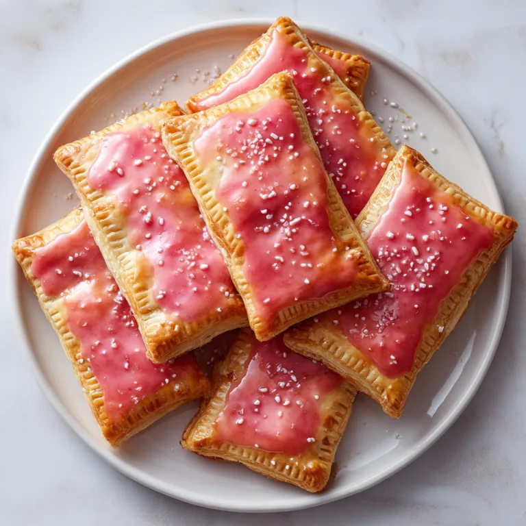 Easy Homemade Strawberry Pop Tarts Recipe for Breakfast: Flaky, Fruity Morning Perfection