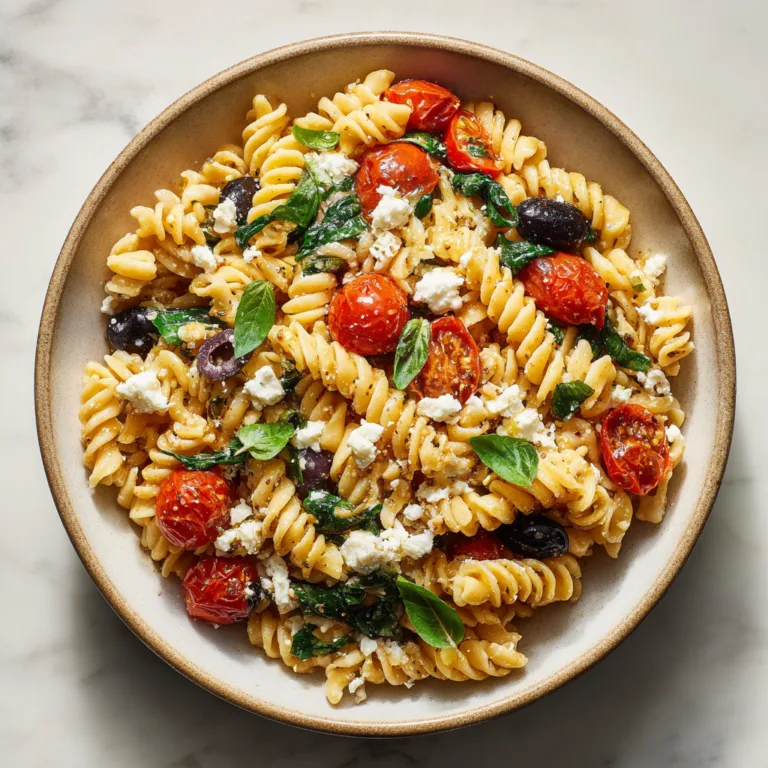 15-Minute Mediterranean Pasta: A Fast, Fresh, Flavor-Packed Dinner You’ll Crave
