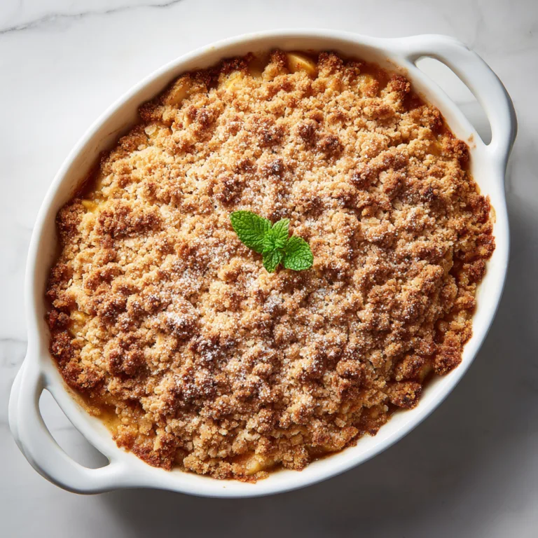Classic Apple Crumble: Buttery, Golden Comfort in Every Bite