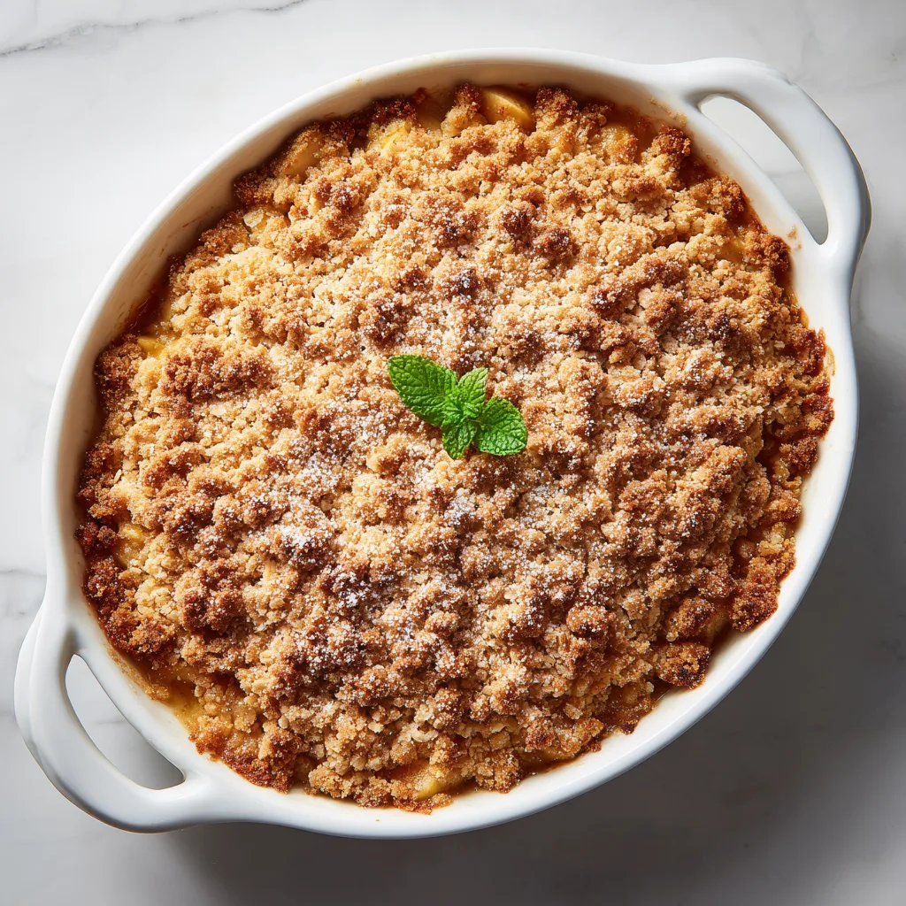 Classic Apple Crumble: Buttery, Golden Comfort in Every Bite