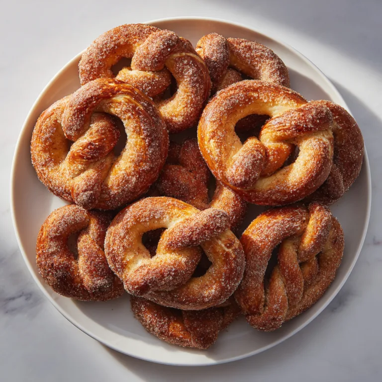 Cinnamon Sugar Soft Pretzels: Sweet, Buttery Bakery-Style Treats at Home
