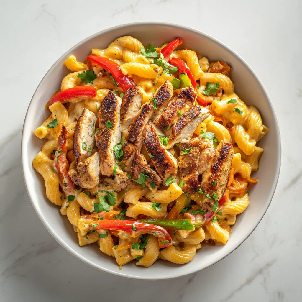 Creamy Chicken Fajita Pasta: Bold Tex-Mex Flavor Meets Comfort Food Perfection