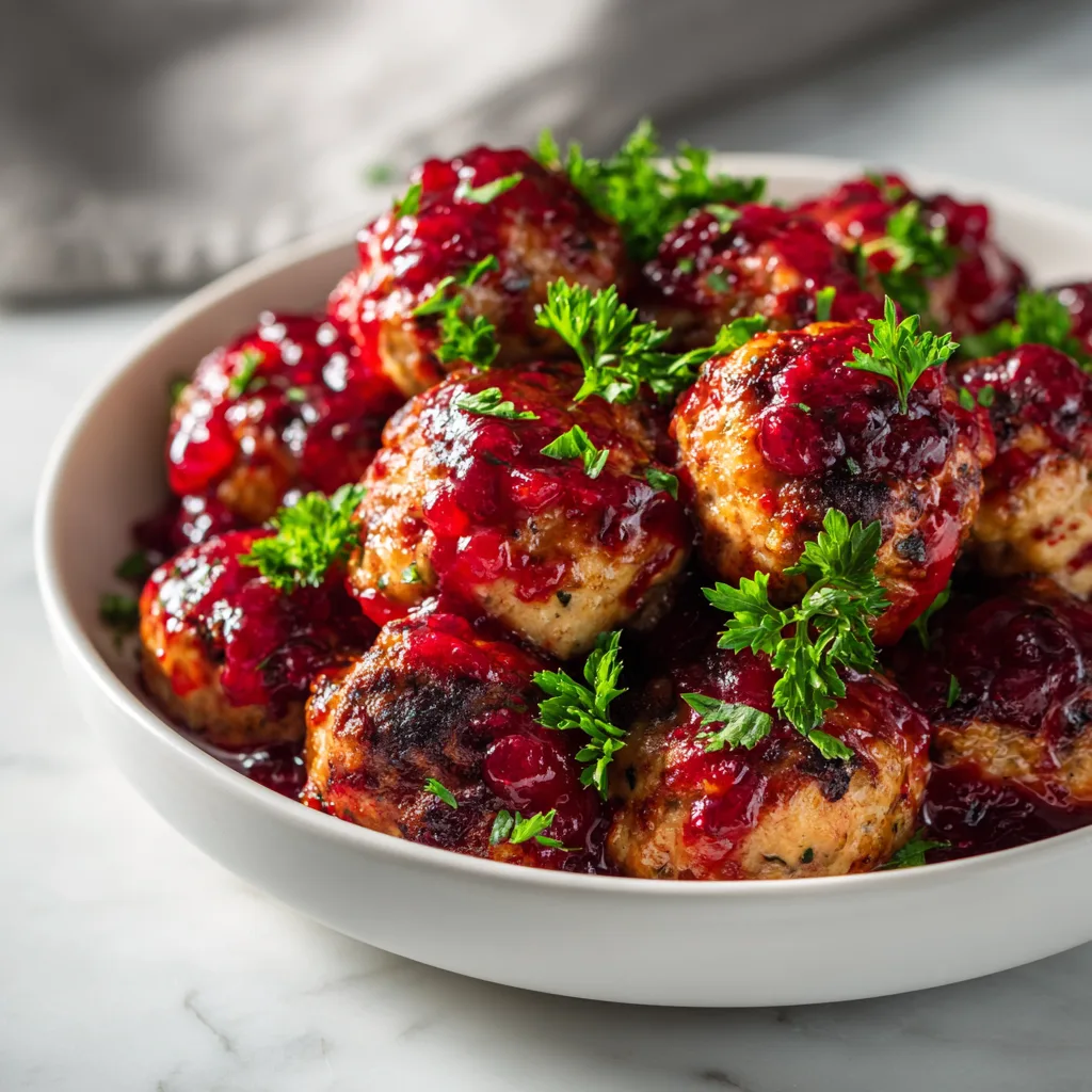 Cranberry Turkey Stuffing Balls: Sweet, Savory Holiday Comfort in Every Bite