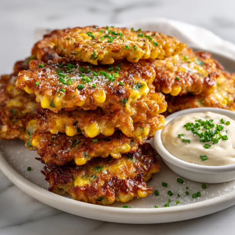 Crispy Corn Fritters & Sauce: Golden, Crunchy, and Impossible to Resist
