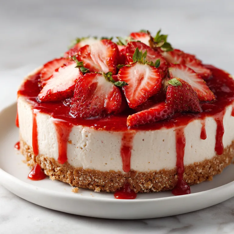Creamy Vegan Strawberry Cheesecake: A Luscious Dairy-Free Dessert Everyone Will Love