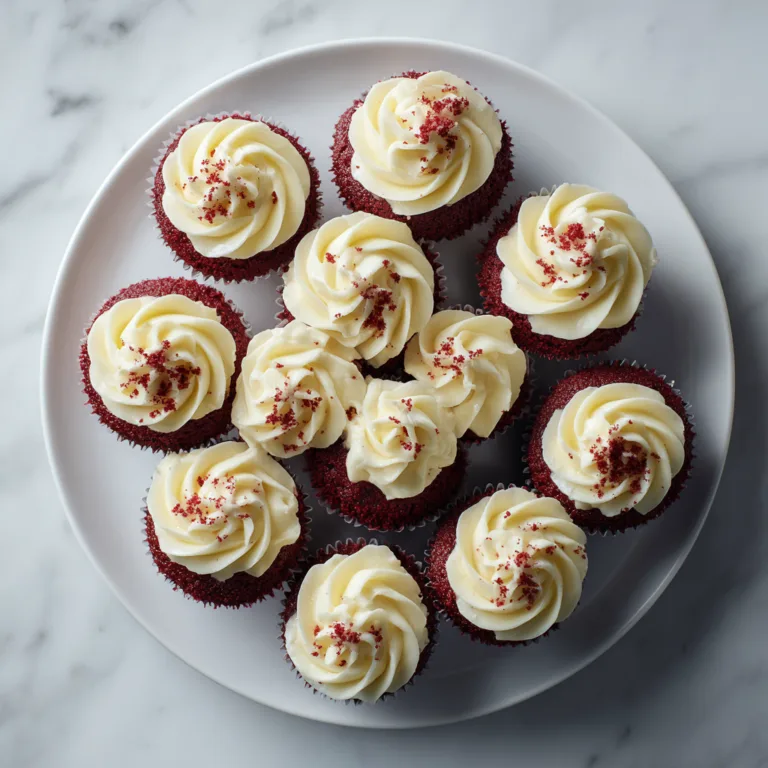 Classic Red Velvet Cupcakes with Cream Cheese Frosting: Bakery-Style Perfection at Home