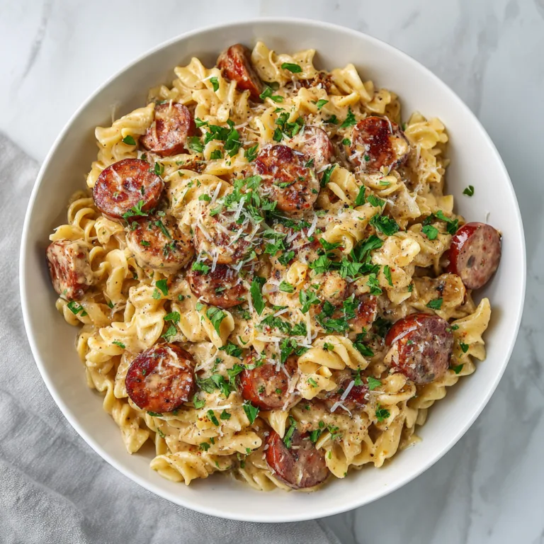 Creamy Cajun Sausage Pasta: Bold, Spicy Comfort in Every Bite