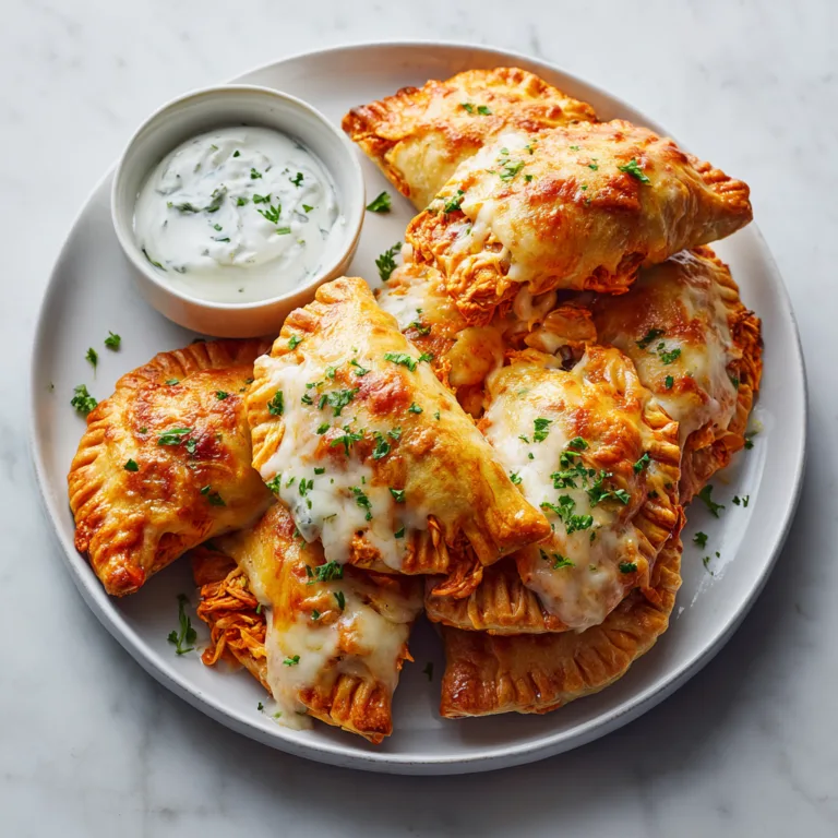Gooey Buffalo Chicken Pockets: Spicy, Cheesy Comfort in Every Bite