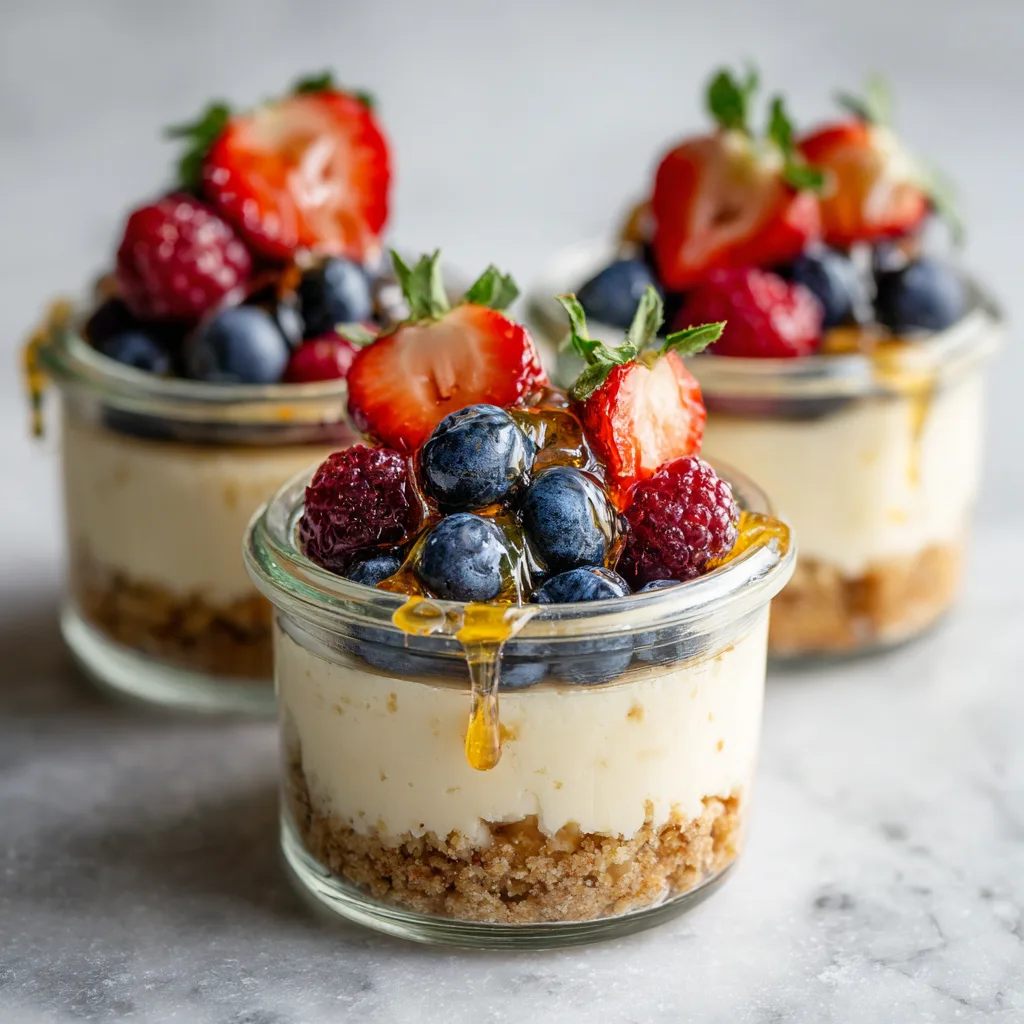 High Protein Cheesecake Jars: Creamy, Healthy, No-Bake Dessert You’ll Love