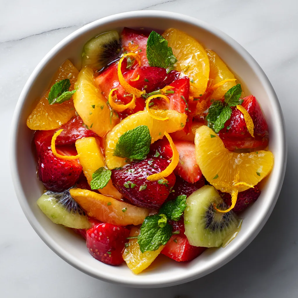 Fresh Fruit Salad with Citrus Glaze: Bright, Juicy, and Refreshingly Sweet