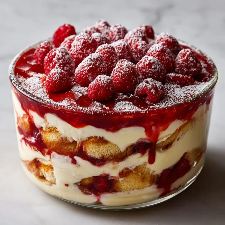 Easy Raspberry Tiramisu Recipe with Homemade Jam and Syrup