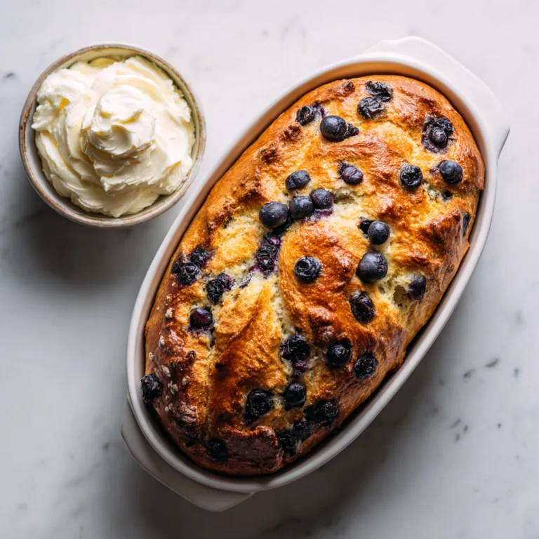 Homemade Lemon Blueberry Sourdough Bread with Whipped Butter: Bright, Buttery Artisan Comfort
