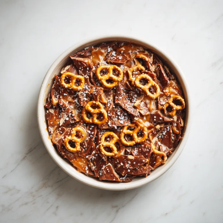 Salted Caramel Pretzel Bark: Sweet, Salty, and Crunchy Delight