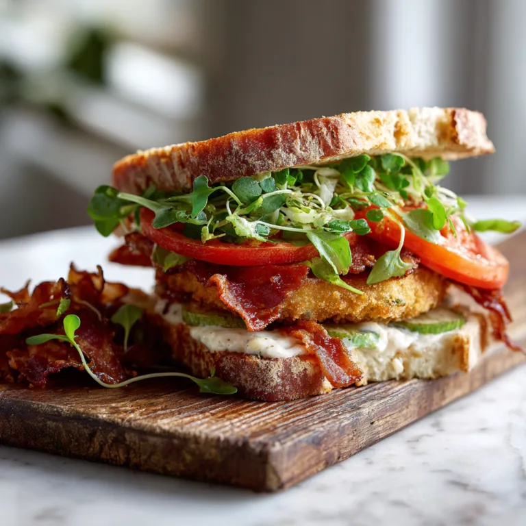 Fried Green Tomato BLT: Crispy Southern Delight