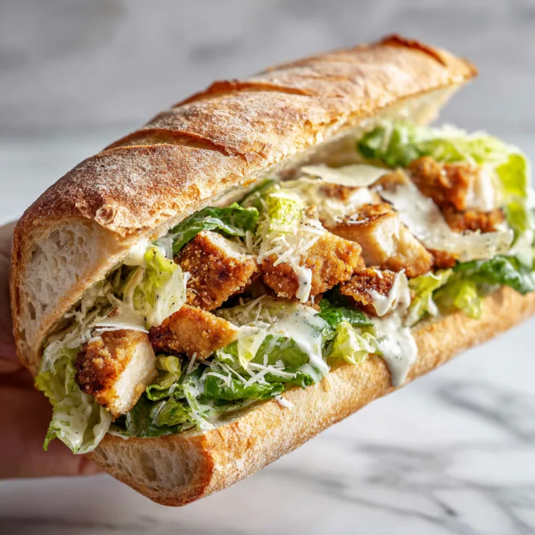 Crispy Chicken Caesar Sandwich: Crunchy, Flavor-Packed Lunch Favorite