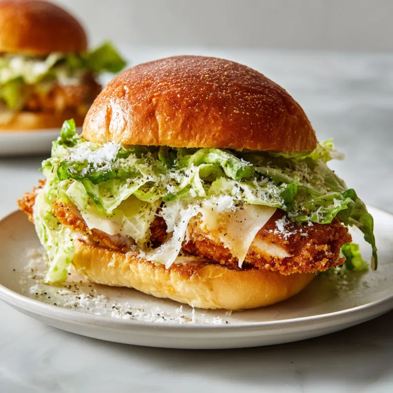 Crispy Chicken Caesar Sandwich: The Ultimate Crunchy, Creamy Flavor Explosion