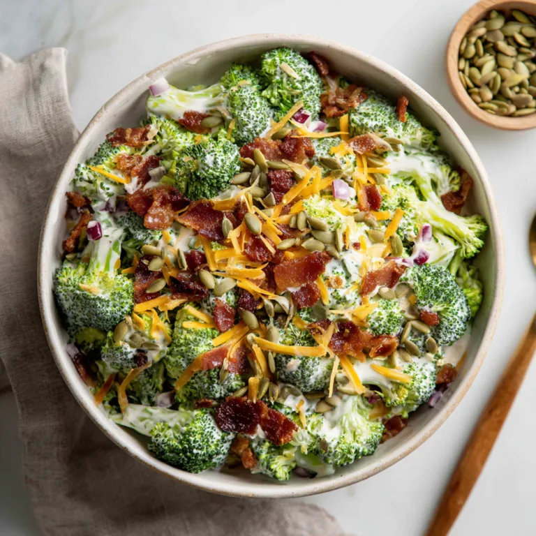 Creamy Broccoli Salad: The Ultimate Crunchy, Flavor-Packed Side Dish Everyone Loves