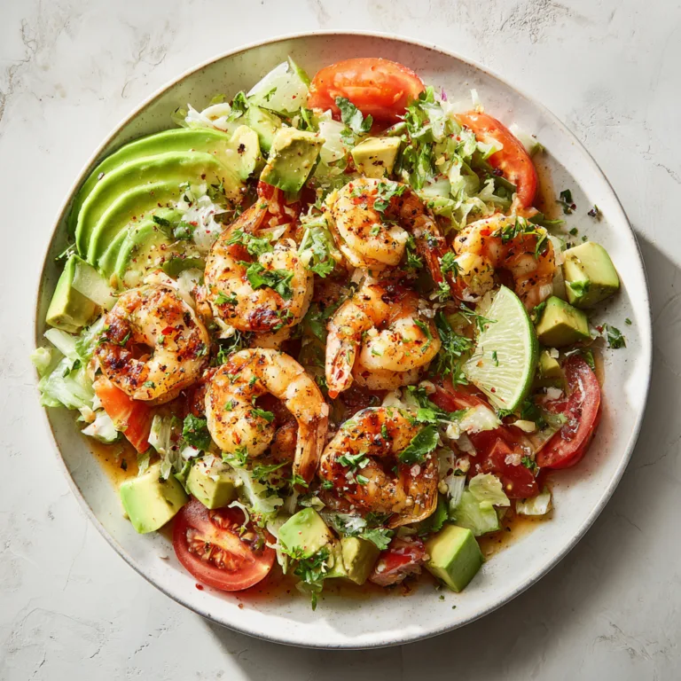 Shrimp, Avocado & Tomato Chopped Salad: Fresh, Flavorful, and Perfect for Any Occasion