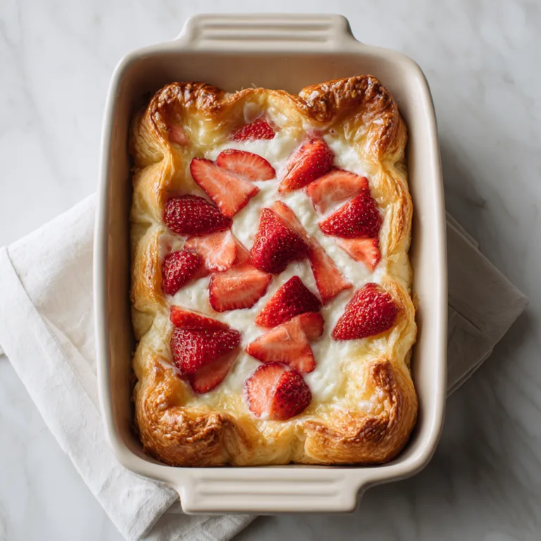 Easy Strawberry Danish Recipe: Flaky Pastry with Cream Cheese Filling