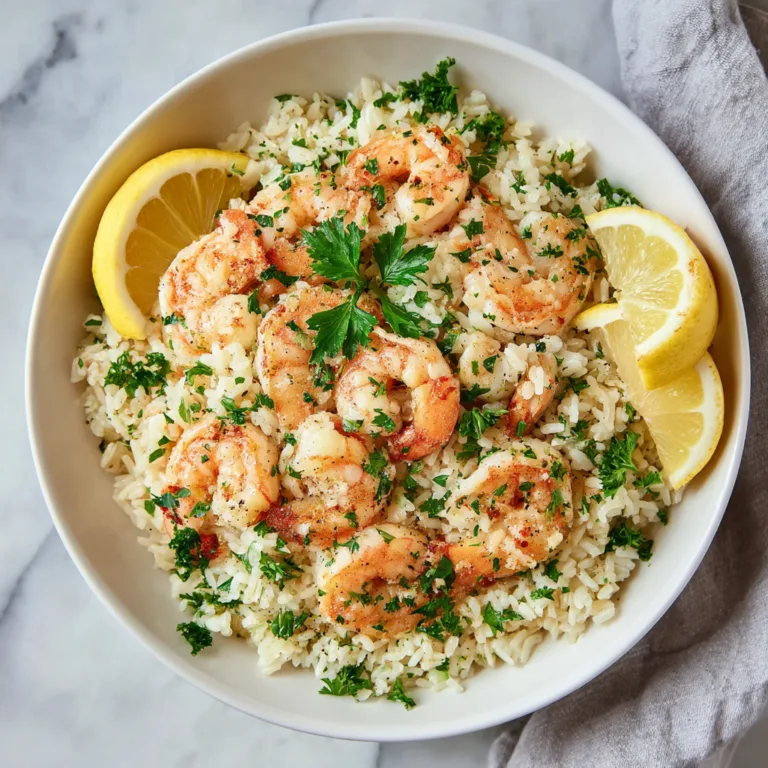 Garlic Butter Shrimp Rice Recipe: Buttery, Flavor-Packed Comfort in Every Bite