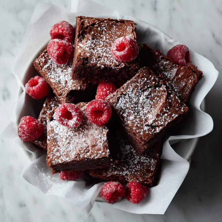 Fudgy Raspberry Chocolate Brownies: Decadent, Rich, and Irresistibly Gooey