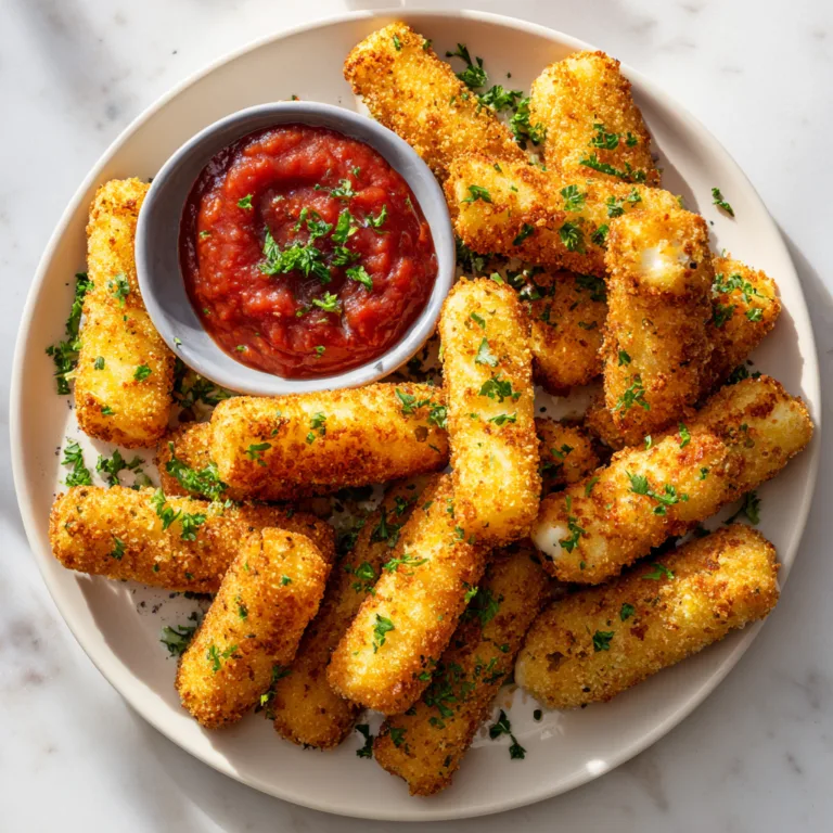 Golden Crispy Mozzarella Sticks: The Ultimate Cheesy Crunch You’ll Crave