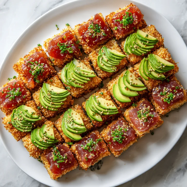 Spicy Tuna Crispy Rice: Restaurant-Style Sushi Bites You Can Make at Home