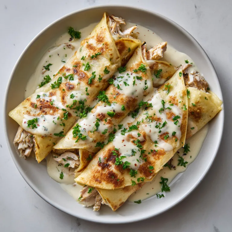 Creamy Chicken Stuffed Crepes: Elegant Comfort Food Made Simple