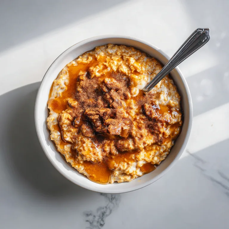 Quick Pumpkin Oatmeal – Cozy Fall Breakfast Bowl