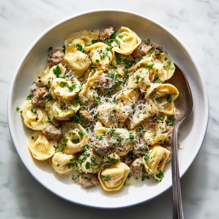 Creamy Sausage Tortellini Pasta: Rich, Comforting, and Weeknight-Ready