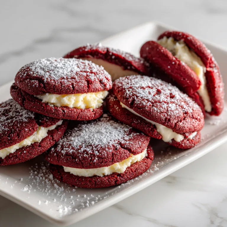 Cheesecake Stuffed Red Velvet Cookies