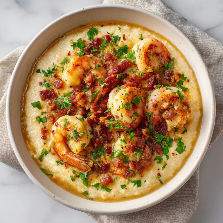 Creamy Shrimp and Grits: Southern Comfort in Every Bite