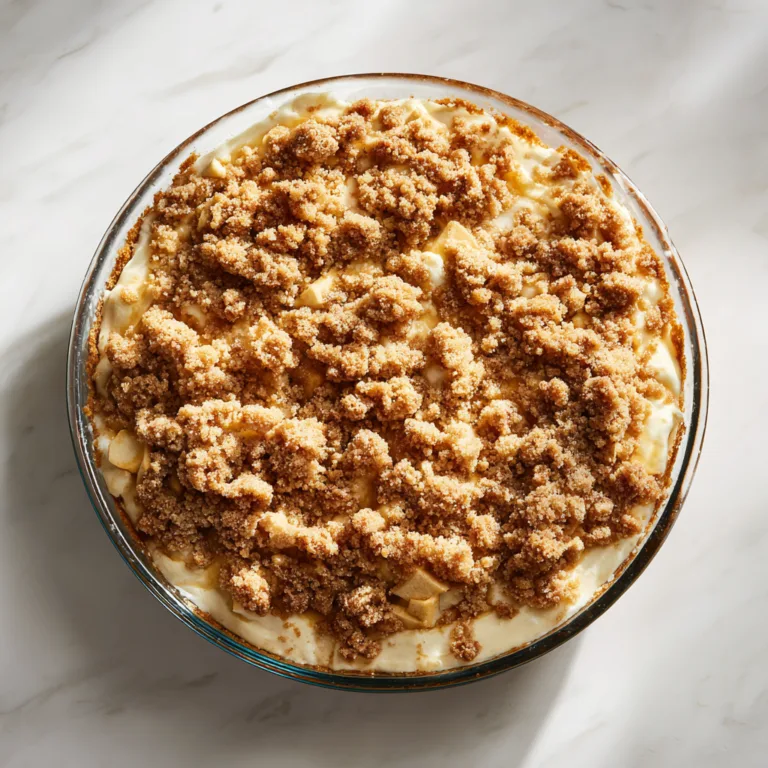 Apple Crisp Cheesecake Delight: Decadent Autumn Dessert