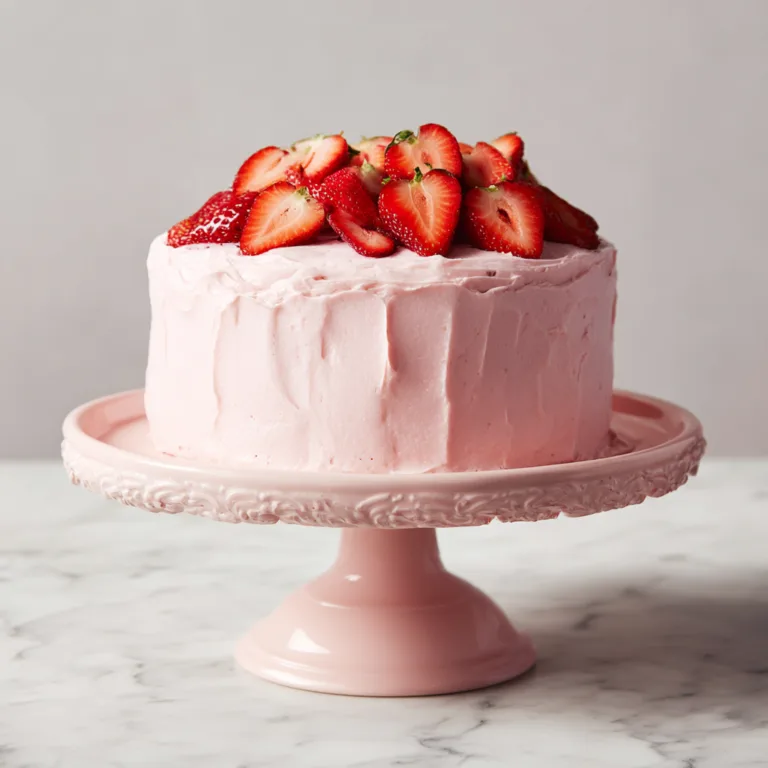 Pink Strawberry Layer Cake: Sweet Layers of Fruity Bliss