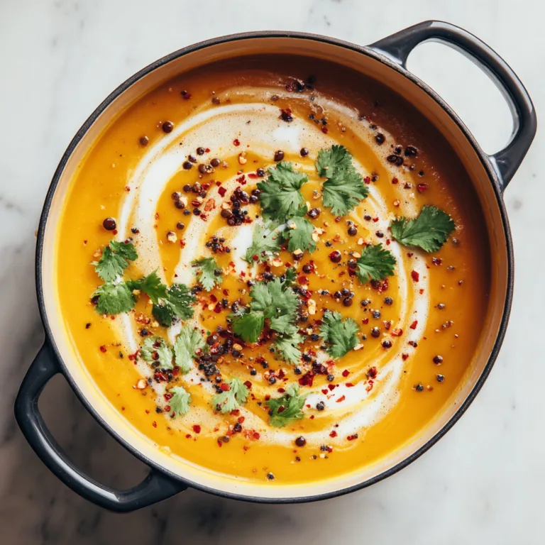 Healing Curry Butternut Squash Lentil Soup: Nourishing Comfort in Every Spoonful
