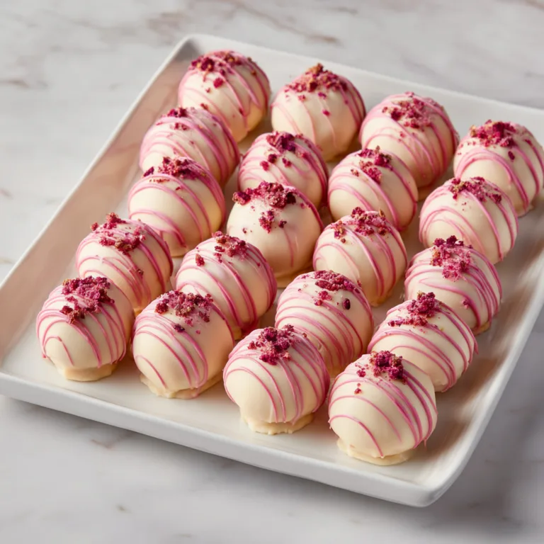 Easy Strawberry Cake Truffles Recipe for Party Treats