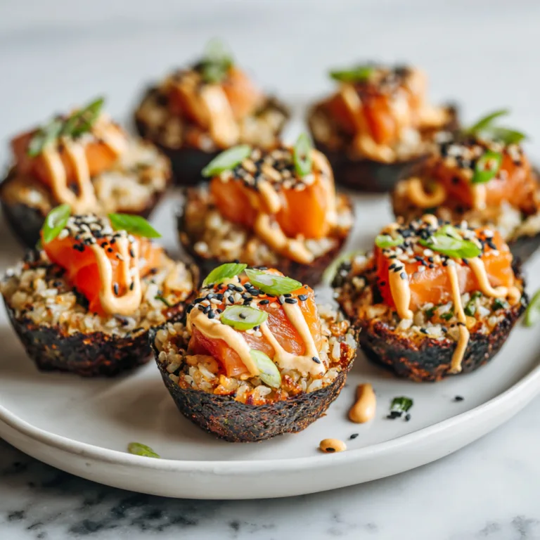 Easy Baked Salmon Sushi Cups Recipe: A Fun and Flavor-Packed Weeknight Dinner