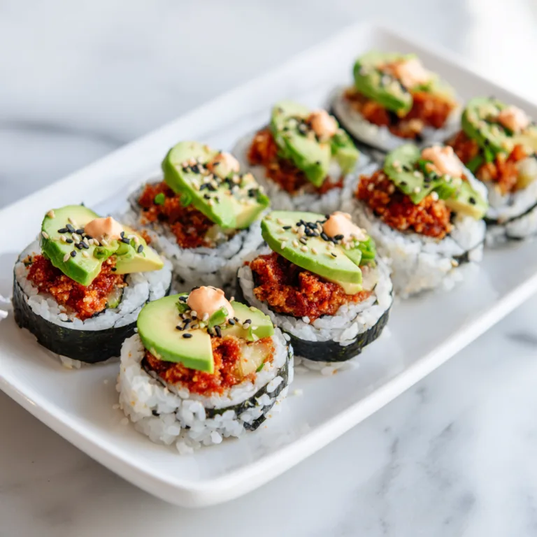 Easy Spicy Tuna Sushi Rolls: Perfect for Homemade Sushi Night