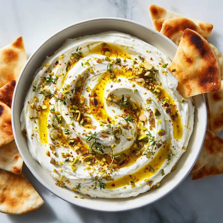 Honey Pistachio Whipped Feta: Creamy, Sweet & Savory Mediterranean-Inspired Spread