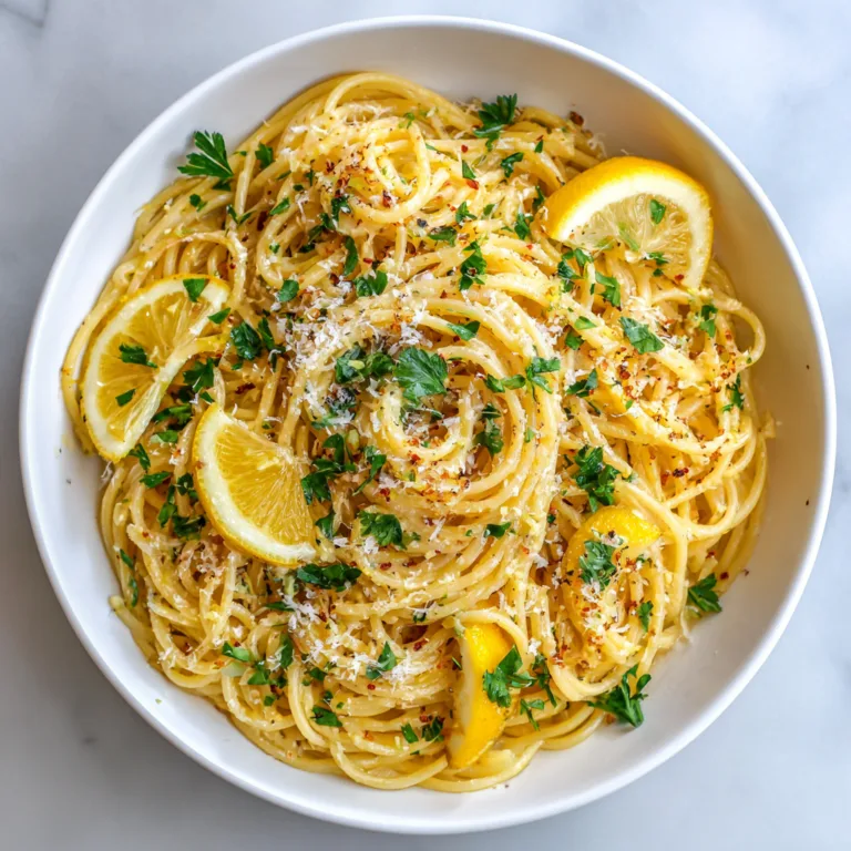 Quick 15 Minute Lemon Garlic Pasta: Bright, Zesty Comfort in a Bowl