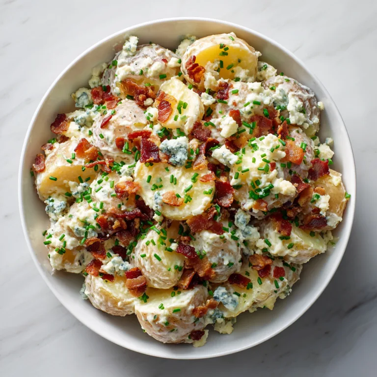 Creamy Blue Cheese Bacon Potato Salad: Bold, Creamy Comfort in Every Bite