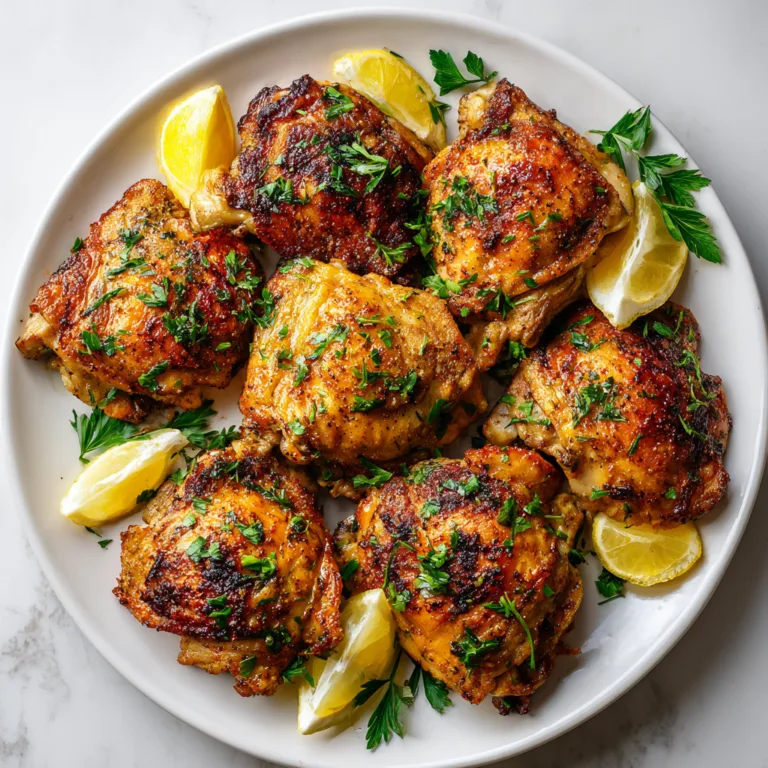 Recipe Name: Air Fryer Chicken Thighs: Crispy, Juicy, and Foolproof Every Time