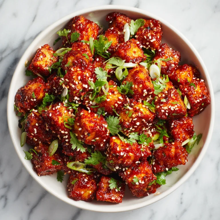 Sticky Gochujang Tofu: A Bold, Spicy-Sweet Korean-Inspired Vegan Favorite
