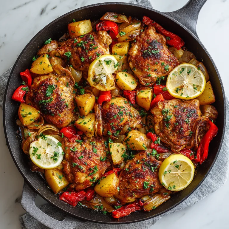 One Pot Spanish Chicken and Potatoes: A Bold and Rustic Mediterranean Comfort Meal