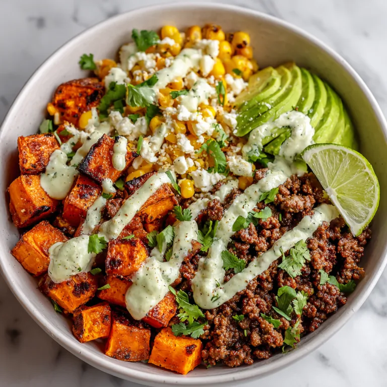 Street Corn Beef and Sweet Potato Bowls: Bold, Colorful Flavor in Every Bite