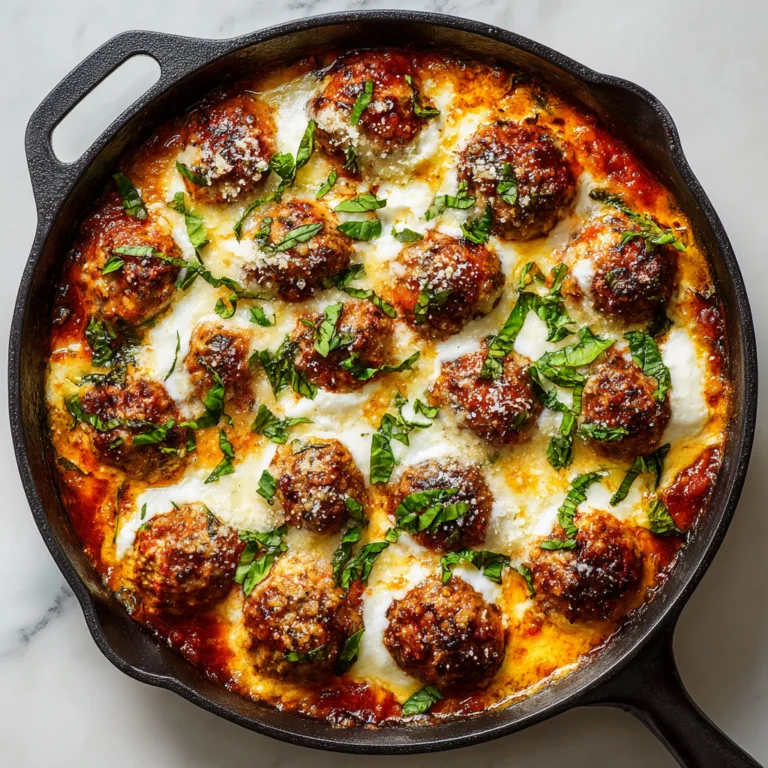 Cheesy Ricotta Italian Meatballs Skillet: Creamy, Saucy, Ultimate Comfort