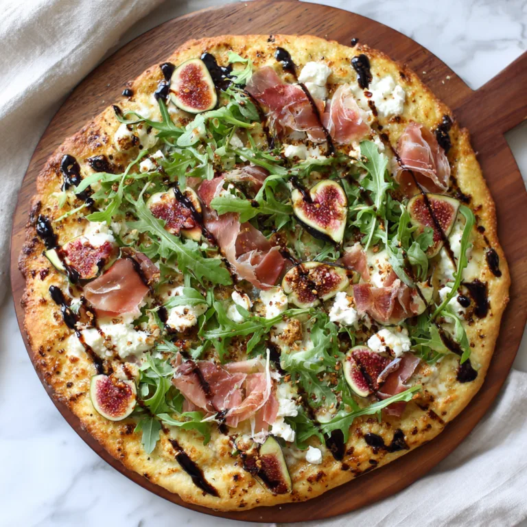 Fig & Prosciutto Gourmet Pizza: Sweet, Savory, and Restaurant-Worthy