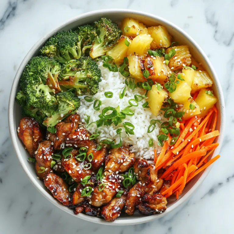 Easy Pineapple Teriyaki Chicken Bowls: Sweet, Savory, and Weeknight Perfect