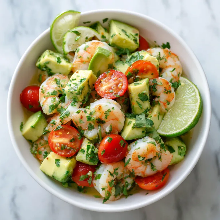 Easy Shrimp & Avocado Salad: Fresh, Light, and Flavor-Packed